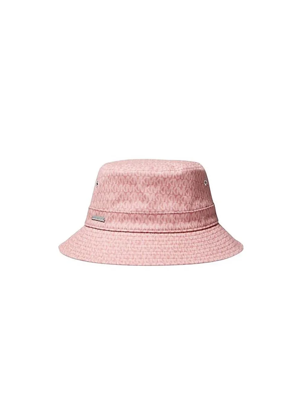 Michael Kors Bucket Hat Logo Print Cotton Blend Pink